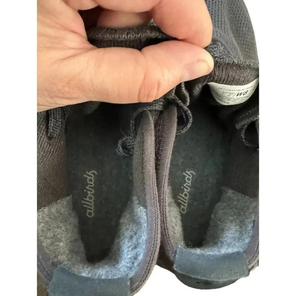 Allbirds Tree Toppers Charcoal Lightweight High Top Lace Up Sneaker Shoe - Picture 11 of 11